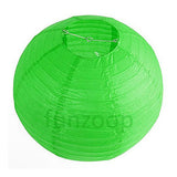 Round Paper Lanterns (Green) - Funzoop
