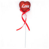 3D Red Styrofoam Heart Stick for Valentine's and Anniversary  - Funzoop The Party Shop