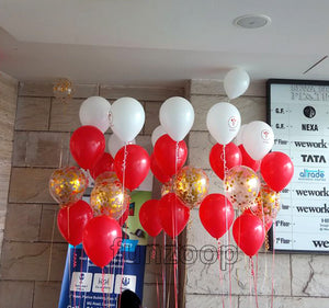 Helium Balloon Bunches with Corporate Branding [BN03] - Funzoop
