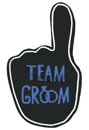 Team Groom Photo Booth Placard - Funzoop