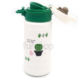 Ceramic Printed Sipper Water Bottle Lid Open - Funzoop The Party Shop