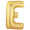 40" Large Foil Alphabet Balloons- Golden (Letter E) - Funzoop