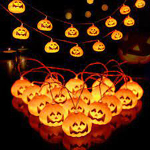 Halloween Pumpkin Shape LED String Lights (10 lights)