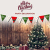 Merry Christmas Paper Triangle Bunting Banner