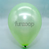 Metallic Latex Balloons Light Green Funzoop - The Party Shop