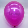Metallic Latex Balloons Magenta Funzoop - The Party Shop