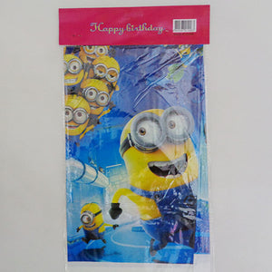 Minions Theme Plastic Table Cover - Funzoop
