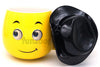 Smiley Ceramic Coffee Cup/Mug with Lid Open - Funzoop