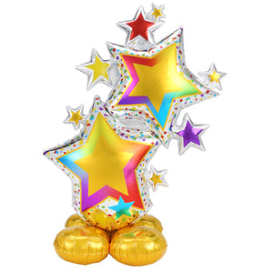 Stars 3-in-1 Cluster Balloons Set Funzoop - The Party Shop