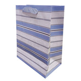 Stripes Paper Bag Blue - Funzoop