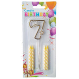 Topper Number Cake Candles [digit seven] - Funzoop