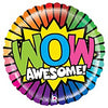 18" Wow Awesome Foil Balloon - Funzoop