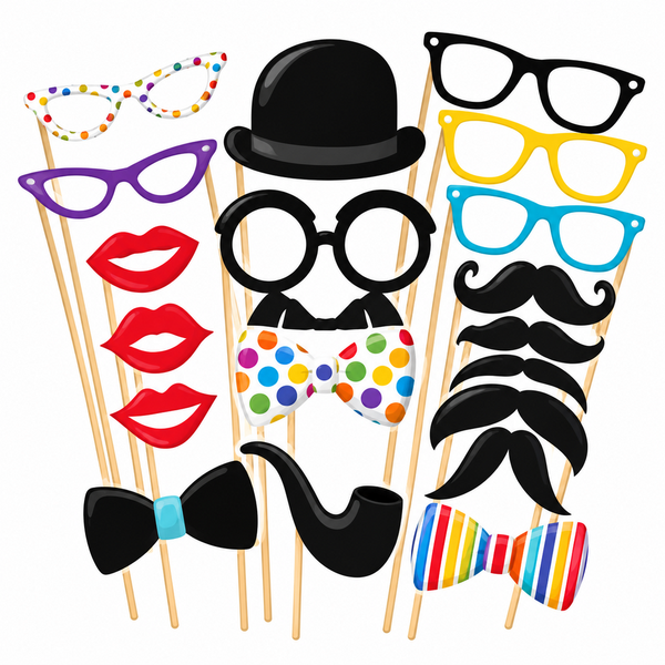Photo Booth Props Set