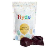 12" Metallic Crystal Latex Balloons - Burgundy [Pack of 25 pcs]