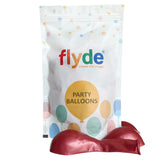 Pack of 25 Flyde 12 inch rose gold metallic pearl latex party decoration balloon for birthday wedding and event decor Funzoop The Party Shop