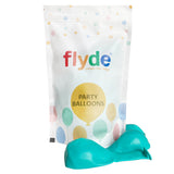 12 inch turquoise sweet pastel latex party decoration balloons pack of 25 (brand Flyde) for birthday and baby shower Funzoop - The Party Shop
