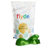 Pack of 25 pcs 12 inch lemon green metallic pearl latex party decoration balloon of Flyde brand for birthday and event decor Funzoop The Party Shop