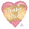 18" Anagram Team Bride Heart Foil Balloon - FUNZOOP