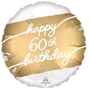 18" Golden Age 60 - Anagram [Helium Inflated] - FUNZOOP