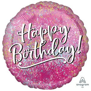 18" Happy Birthday Pink Fabulous - Anagram [Helium Inflated] - FUNZOOP