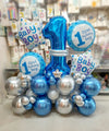 Baby Boy's First Birthday Balloon Centerpiece in Gurgaon