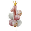 1st Birthday Crown Set - Pink-funzoop-thepartyshop