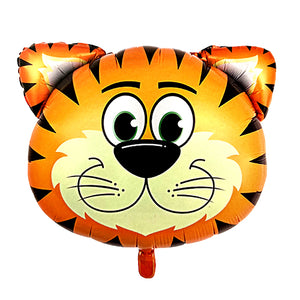 24" Animal Foil Balloon - Tiger [Uninflated]