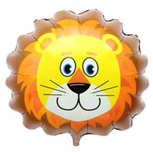 28" Large Lion Face Foil Balloon [Uninflated] - FUNZOOP