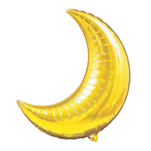 32CrescentMoonShapedFoilBalloon-funzoop-thepartyshop
