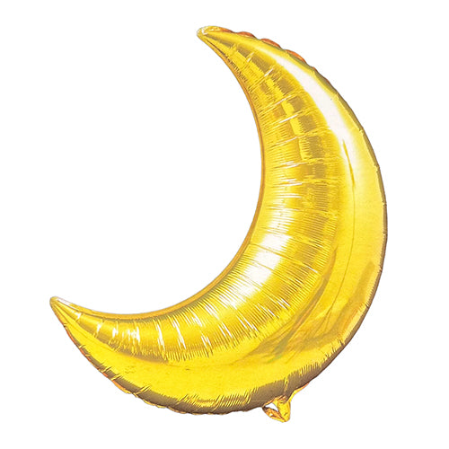 32CrescentMoonShapedFoilBalloon-funzoop-thepartyshop