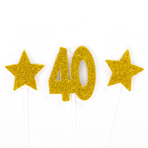 40th-milestone-stars-number-candle-funzoop-thepartyshop