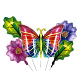 5 in 1 butterfly flowers foil balloon set with colorful butterfly and floral themed balloons from Funzoop The Party Shop