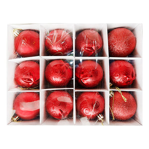 6CMChristmasDecorationOrnamentBallsSet-AssortedColors-funzoop-thepartyshop