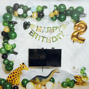 90 Pcs Dinosaur Jungle Theme Decoration Set-funzoop-thepartyshop