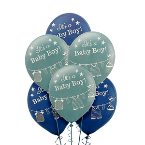 Baby Boy Latex Balloons Set-funzoop-thepartyshop