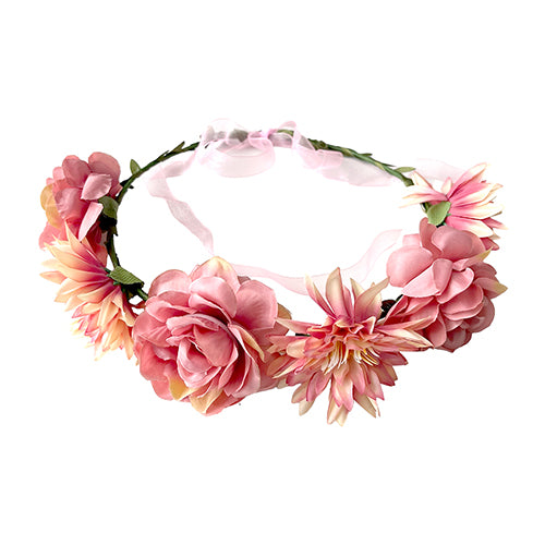 Bridal rose flower crown accessory for photoshoots and wedding events from Funzoop The Party Shop