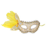 Butterfly Feather Masquerade Eye Mask - Assorted Colors (1 Pcs)