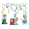 Character Theme Hanging Swirls [6 Pcs] - Frozen -funzoop-thepartyshop