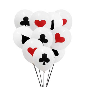 Casino/Poker Party Decoration Balloons - FUNZOOP