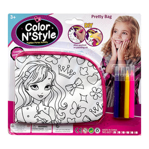 Children Diy Coloring Pouch - Assorted (1 Pcs)