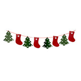 Christmas Stockings and Pine Tree Paper Bunting Banner-funzoop-thepartyshop