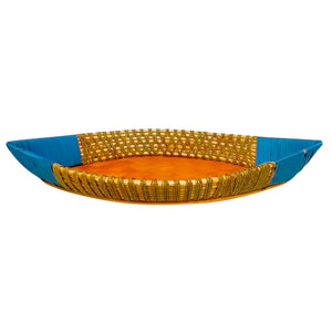 Wooden Colorful Handcrafted Tray - Assorted