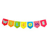 Colorful WELCOME Paper Wall Banner-funzoop-thepartyshop