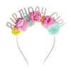 FLORAL HAPPY BIRTHDAY HEAD BAND-funzoop-thepartyshop