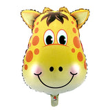 Giraffe Face Printed Foil Balloon-funzoop-thepartyshop