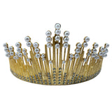 Glass Beads Bridal Tiara Hair Crown-funzoop-thepartyshop