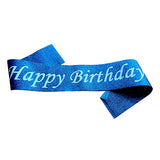 HAPPY BIRTHDAY GLITTER SASH-funzoop-thepartyshop