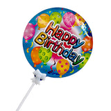 Happy Birthday Foil Balloon Cake Topper-funzoop-thepartyshop