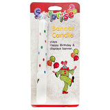 Clown Banner Candle - Funzoop The Party Shop