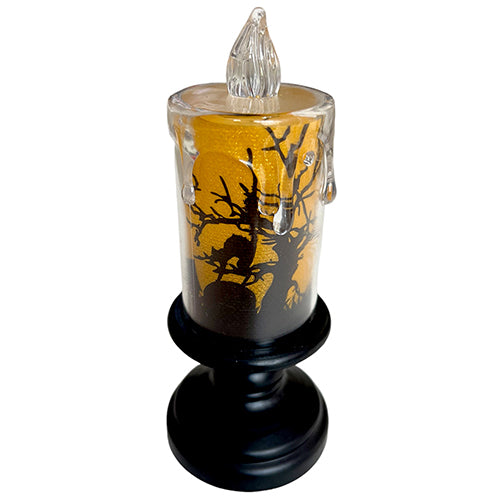 Halloween LED Candle with Stand - 1 Pc